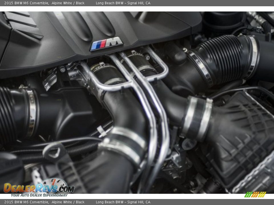 2015 BMW M6 Convertible Alpine White / Black Photo #9