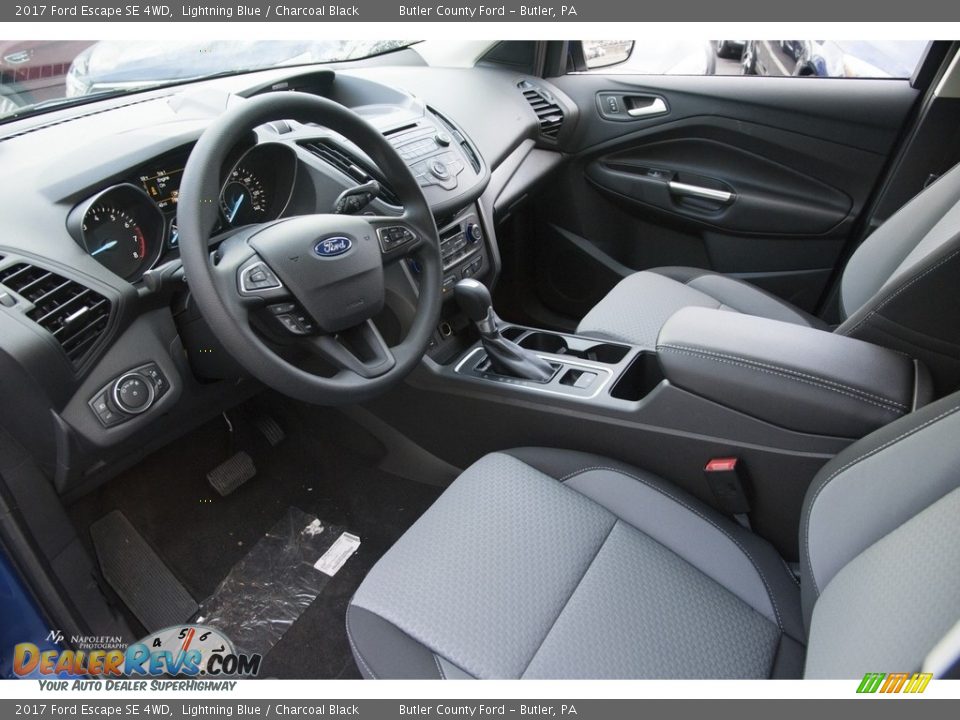 2017 Ford Escape SE 4WD Lightning Blue / Charcoal Black Photo #6
