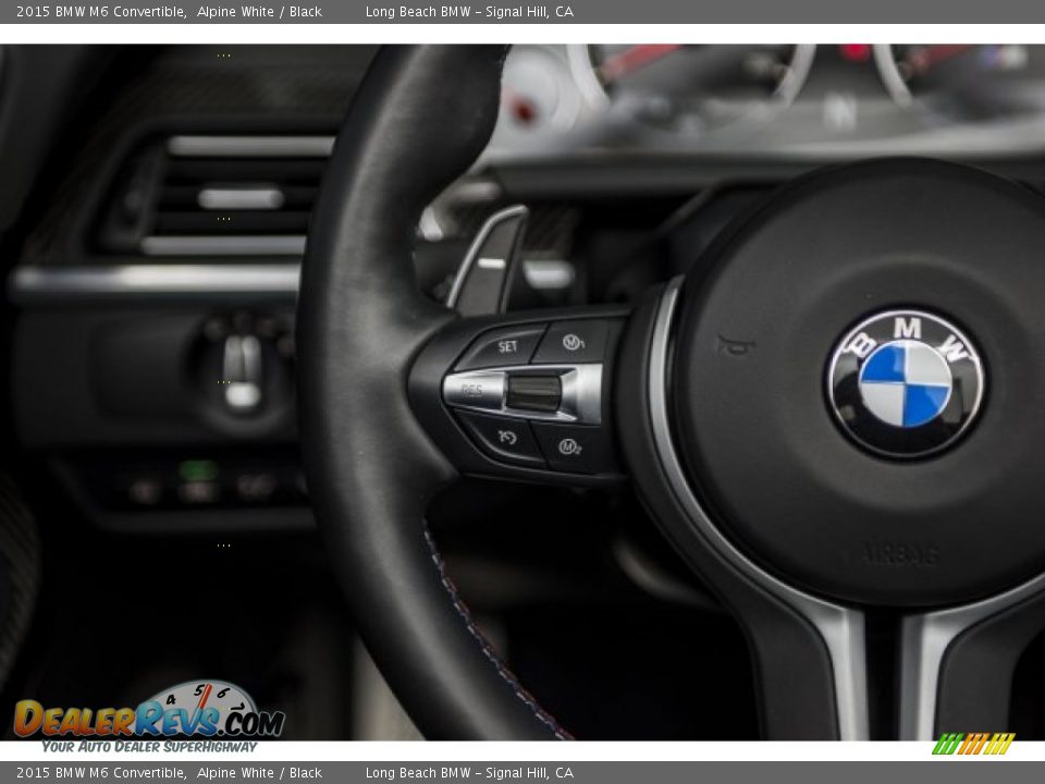 2015 BMW M6 Convertible Alpine White / Black Photo #13