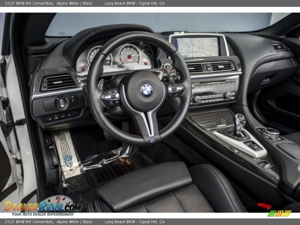 2015 BMW M6 Convertible Alpine White / Black Photo #15
