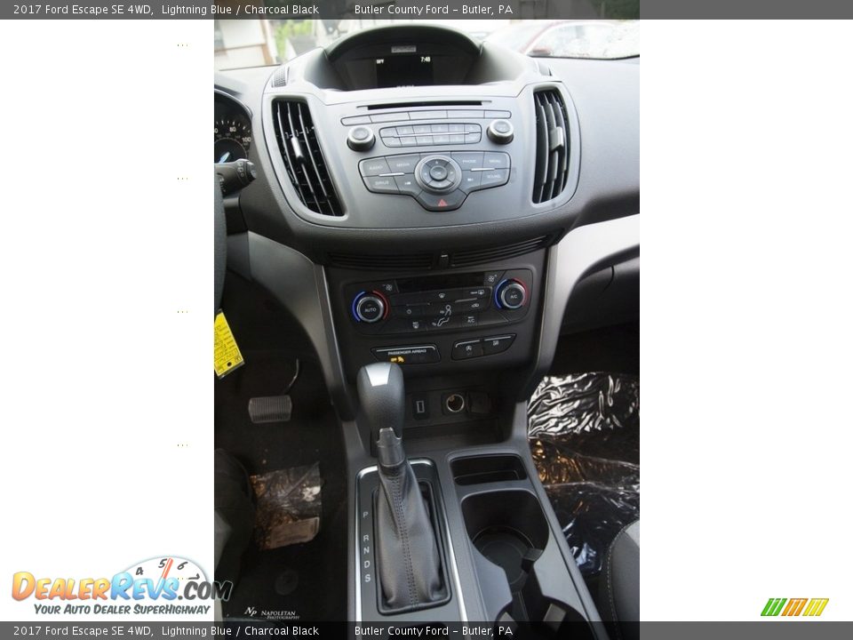 2017 Ford Escape SE 4WD Lightning Blue / Charcoal Black Photo #12