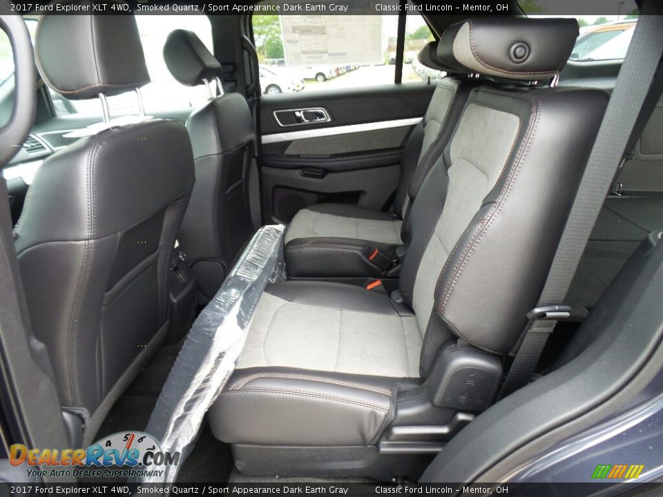 2017 Ford Explorer XLT 4WD Smoked Quartz / Sport Appearance Dark Earth Gray Photo #6