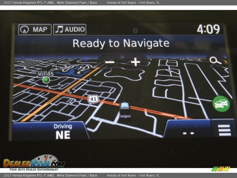 2017 Honda Ridgeline RTL-T AWD White Diamond Pearl / Black Photo #17