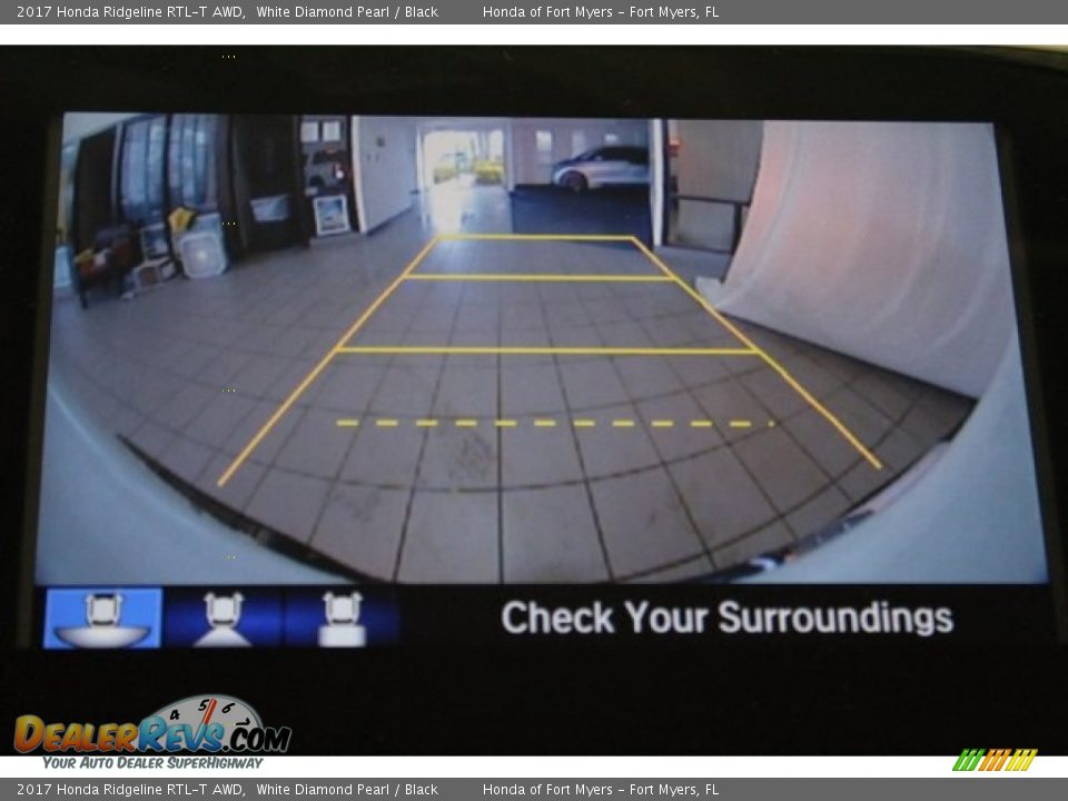 2017 Honda Ridgeline RTL-T AWD White Diamond Pearl / Black Photo #18