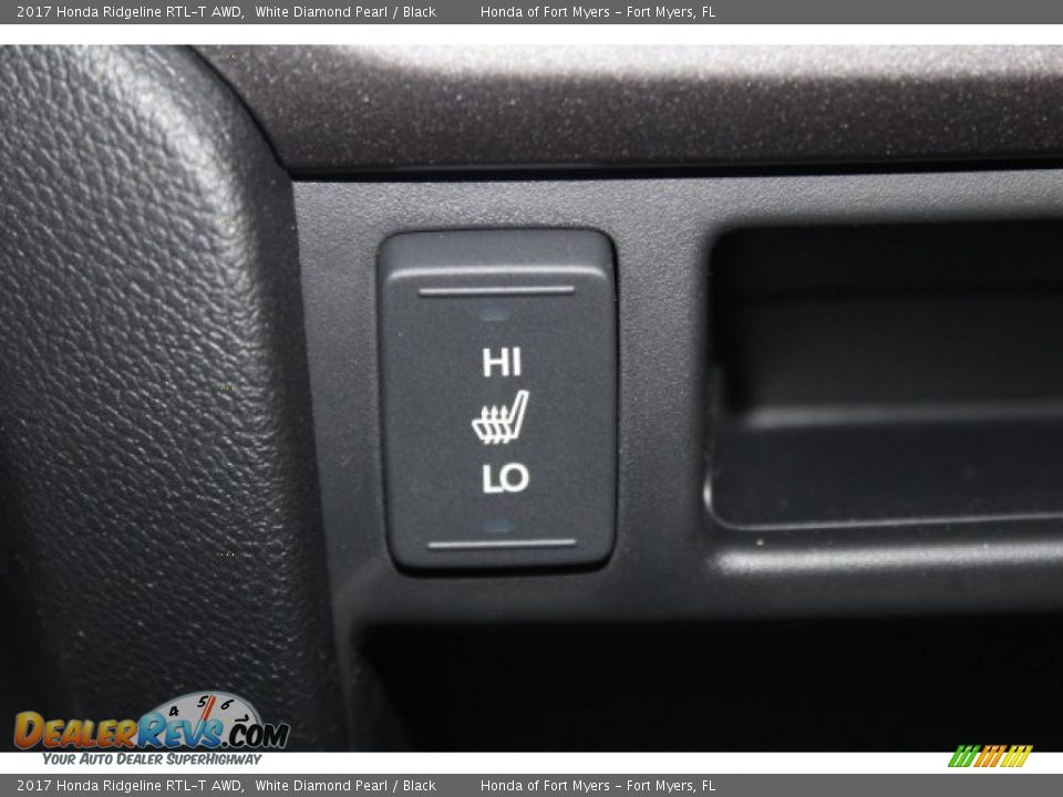 2017 Honda Ridgeline RTL-T AWD White Diamond Pearl / Black Photo #20