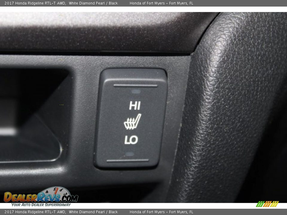 2017 Honda Ridgeline RTL-T AWD White Diamond Pearl / Black Photo #21