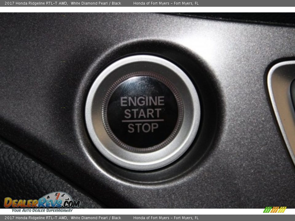 2017 Honda Ridgeline RTL-T AWD White Diamond Pearl / Black Photo #23
