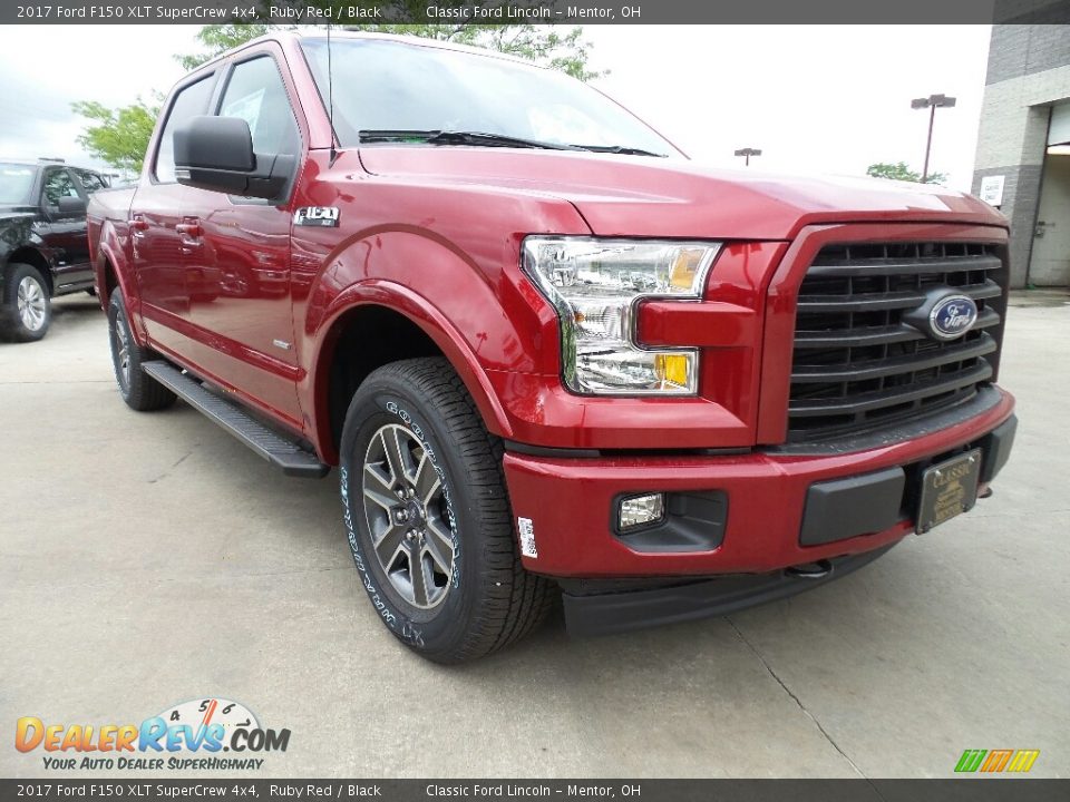 2017 Ford F150 XLT SuperCrew 4x4 Ruby Red / Black Photo #1