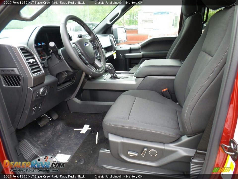 2017 Ford F150 XLT SuperCrew 4x4 Ruby Red / Black Photo #6