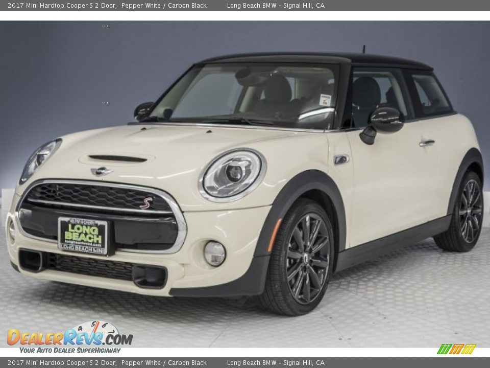 2017 Mini Hardtop Cooper S 2 Door Pepper White / Carbon Black Photo #14