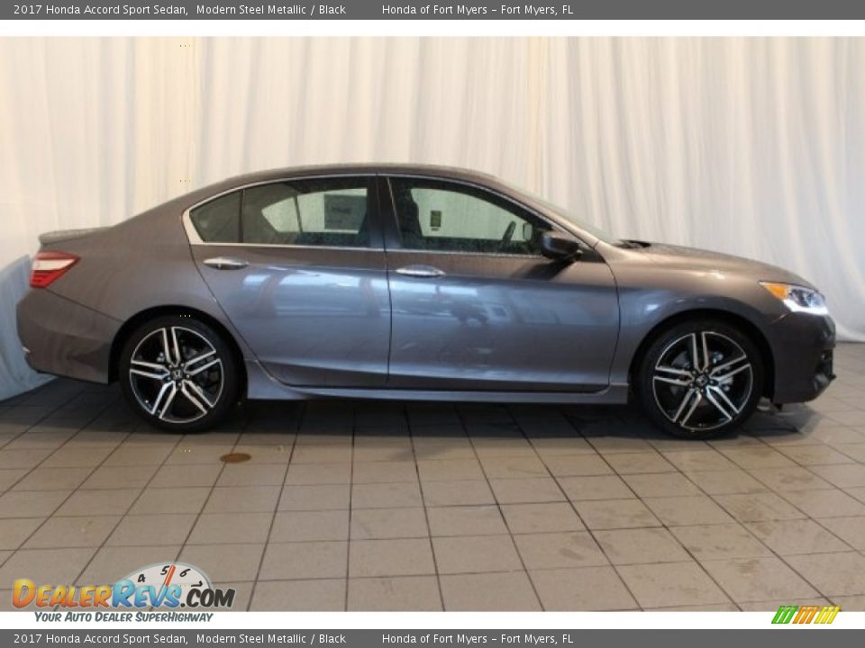 2017 Honda Accord Sport Sedan Modern Steel Metallic / Black Photo #3