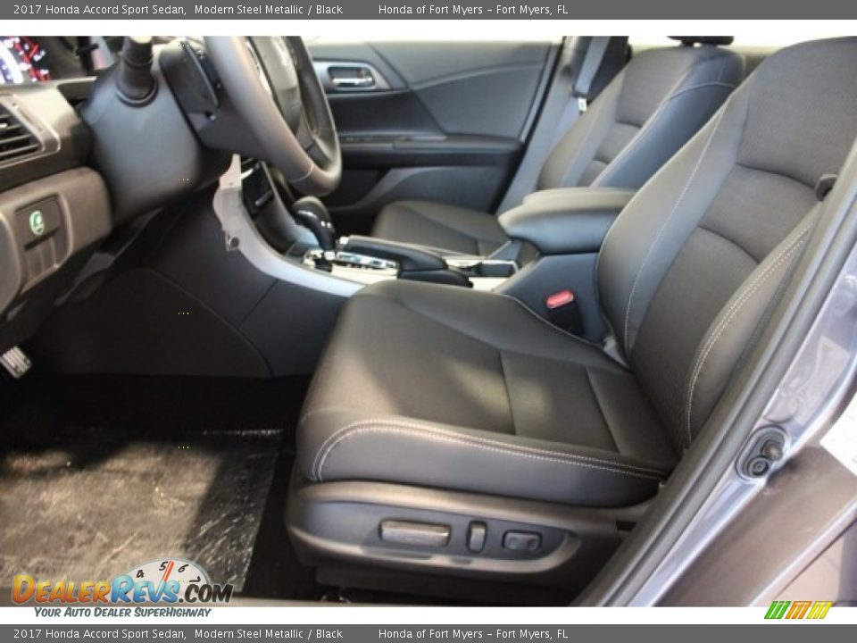 2017 Honda Accord Sport Sedan Modern Steel Metallic / Black Photo #9