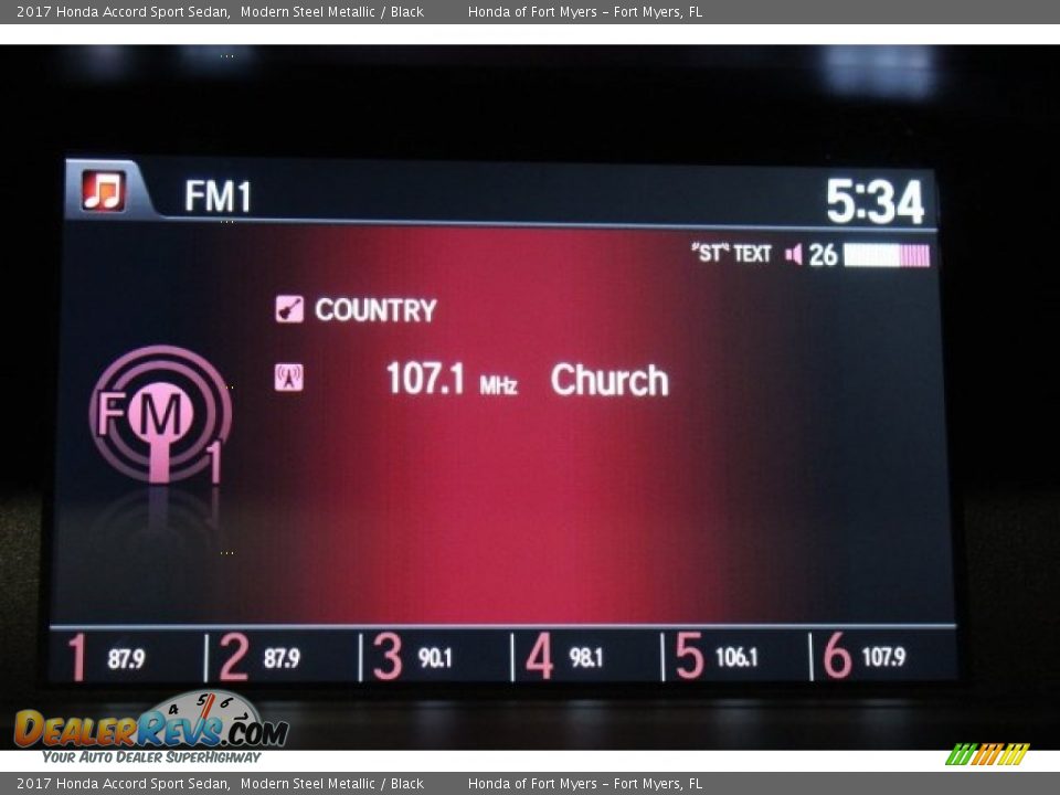 2017 Honda Accord Sport Sedan Modern Steel Metallic / Black Photo #17