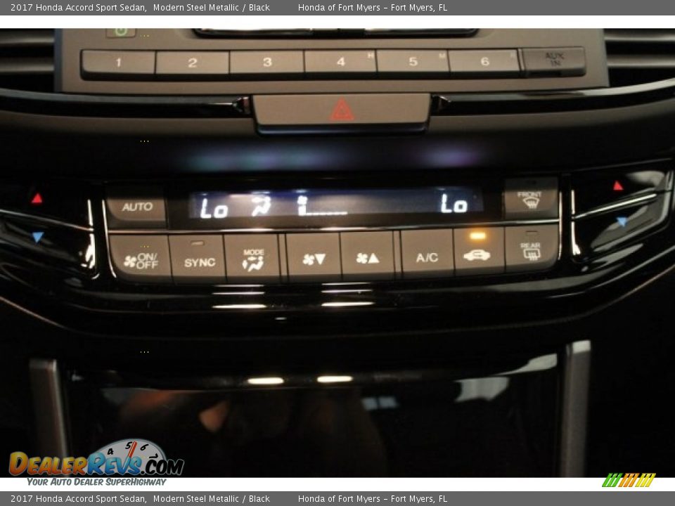 2017 Honda Accord Sport Sedan Modern Steel Metallic / Black Photo #20