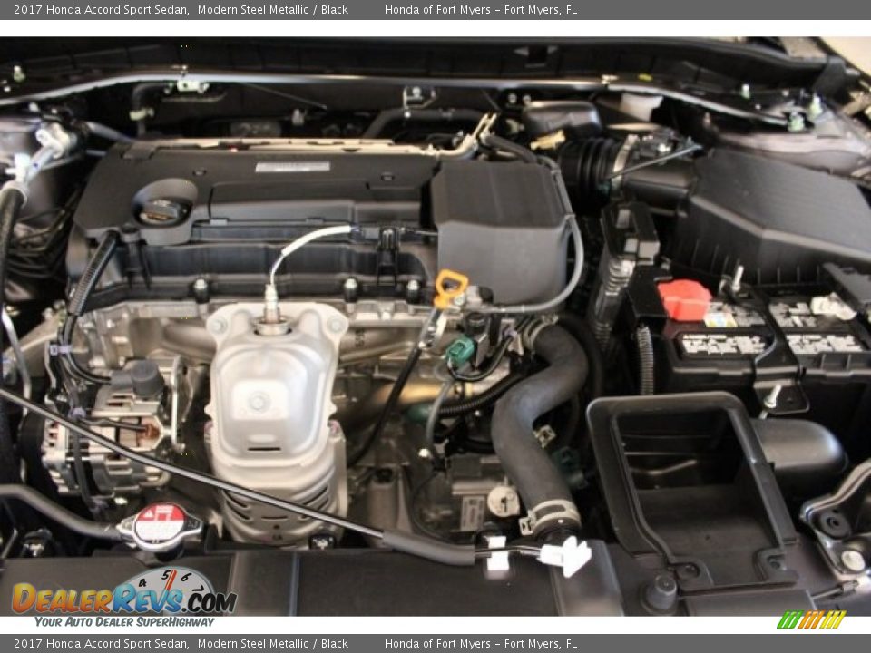 2017 Honda Accord Sport Sedan Modern Steel Metallic / Black Photo #26