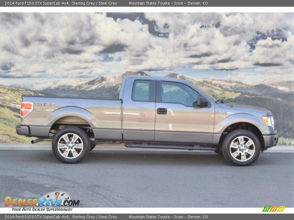 2014 Ford F150 STX SuperCab 4x4 Sterling Grey / Steel Grey Photo #2