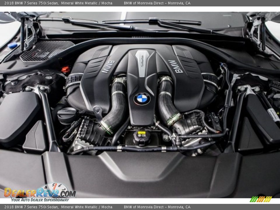 2018 BMW 7 Series 750i Sedan 4.4 Liter TwinPower Turbocharged DOHC 32-Valve VVT V8 Engine Photo #8
