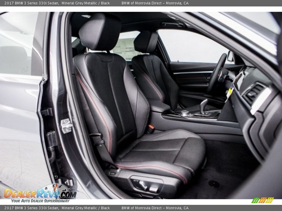 2017 BMW 3 Series 330i Sedan Mineral Grey Metallic / Black Photo #2