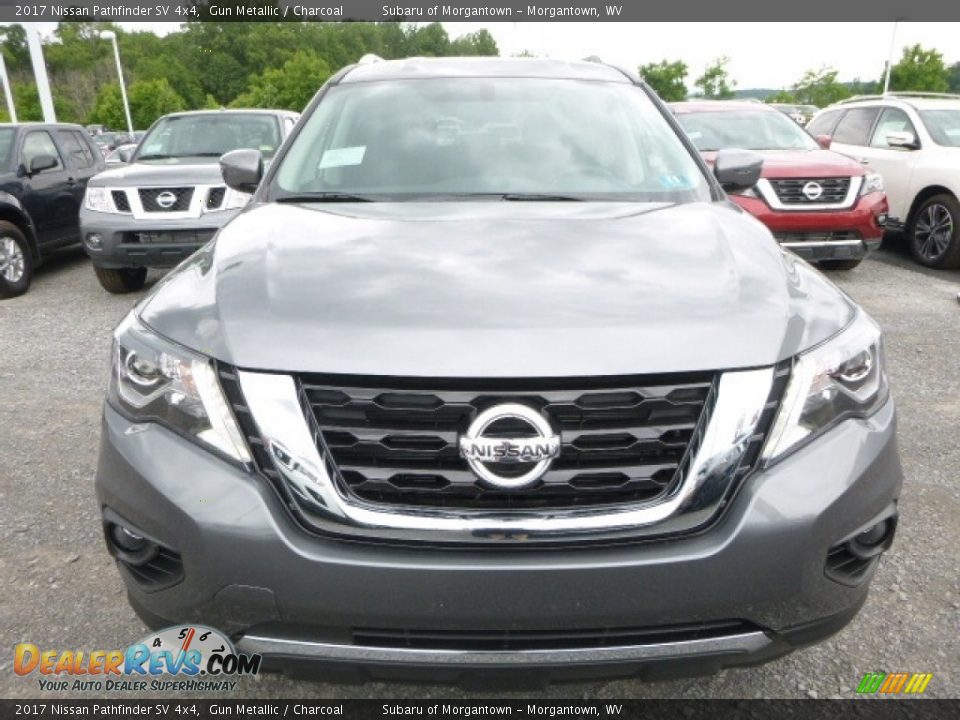 2017 Nissan Pathfinder SV 4x4 Gun Metallic / Charcoal Photo #13
