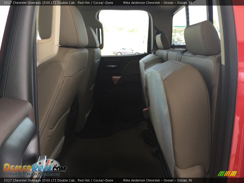 2017 Chevrolet Silverado 1500 LTZ Double Cab Red Hot / Cocoa/­Dune Photo #14