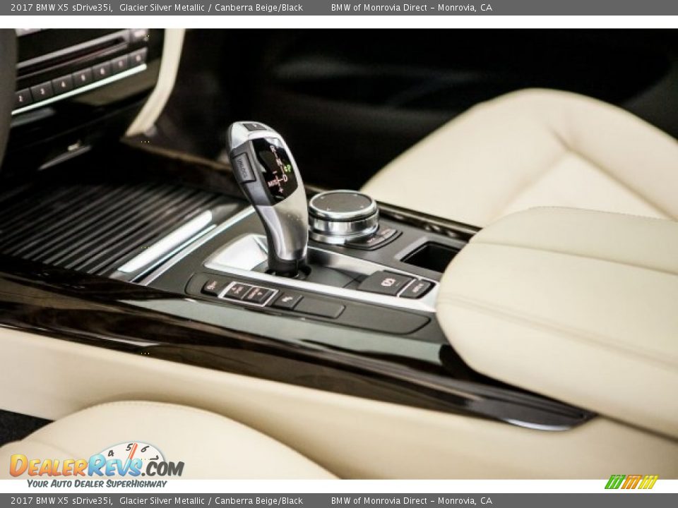 2017 BMW X5 sDrive35i Glacier Silver Metallic / Canberra Beige/Black Photo #7