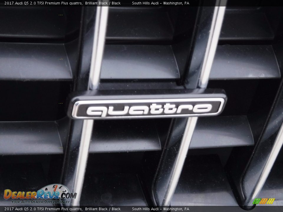 2017 Audi Q5 2.0 TFSI Premium Plus quattro Brilliant Black / Black Photo #7