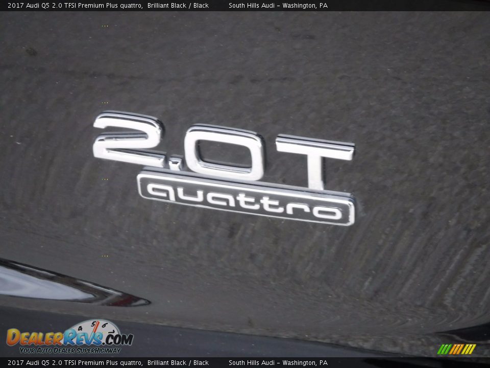 2017 Audi Q5 2.0 TFSI Premium Plus quattro Brilliant Black / Black Photo #12
