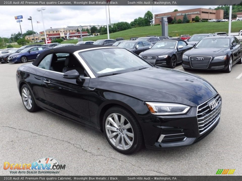Moonlight Blue Metallic 2018 Audi A5 Premium Plus quattro Cabriolet Photo #16