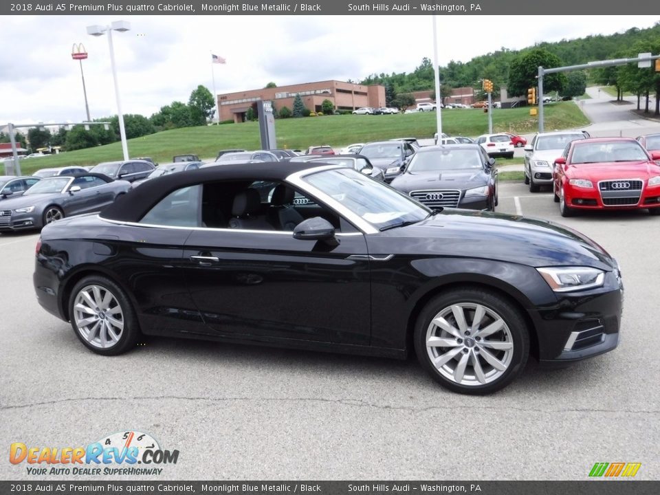 Moonlight Blue Metallic 2018 Audi A5 Premium Plus quattro Cabriolet Photo #17