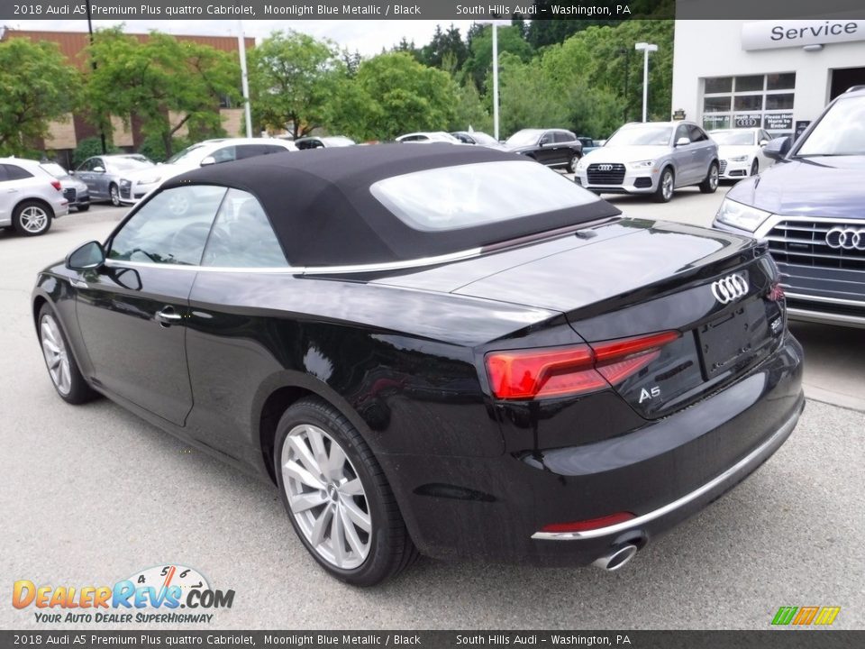 Moonlight Blue Metallic 2018 Audi A5 Premium Plus quattro Cabriolet Photo #21