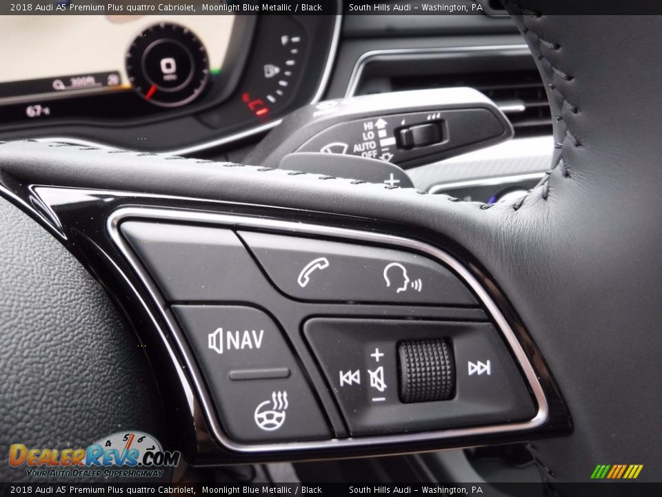 Controls of 2018 Audi A5 Premium Plus quattro Cabriolet Photo #33