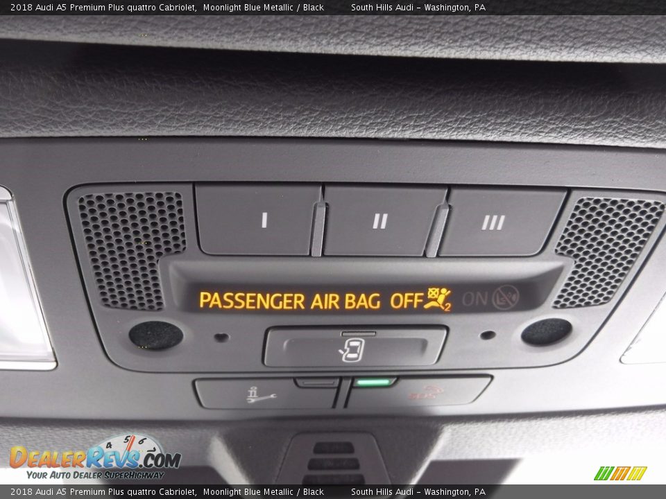 Controls of 2018 Audi A5 Premium Plus quattro Cabriolet Photo #36