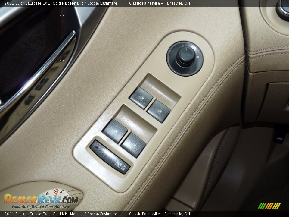 2011 Buick LaCrosse CXL Gold Mist Metallic / Cocoa/Cashmere Photo #11