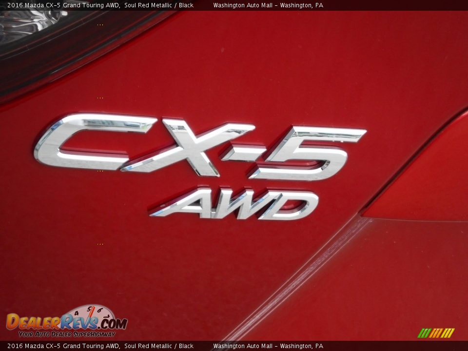 2016 Mazda CX-5 Grand Touring AWD Soul Red Metallic / Black Photo #9