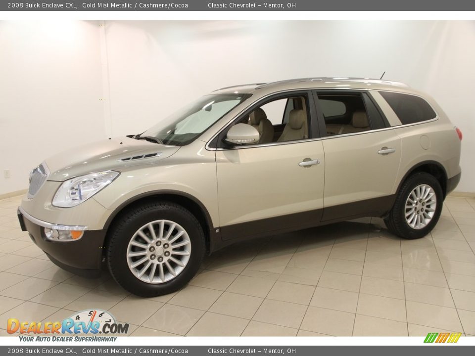 2008 Buick Enclave CXL Gold Mist Metallic / Cashmere/Cocoa Photo #3