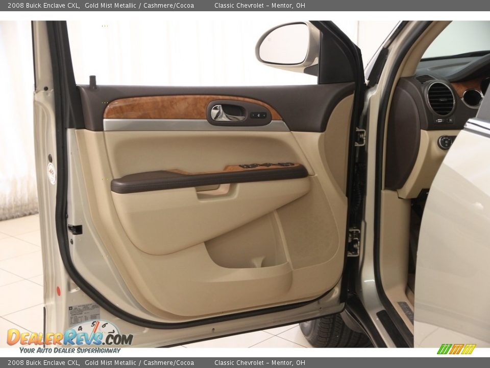 2008 Buick Enclave CXL Gold Mist Metallic / Cashmere/Cocoa Photo #4