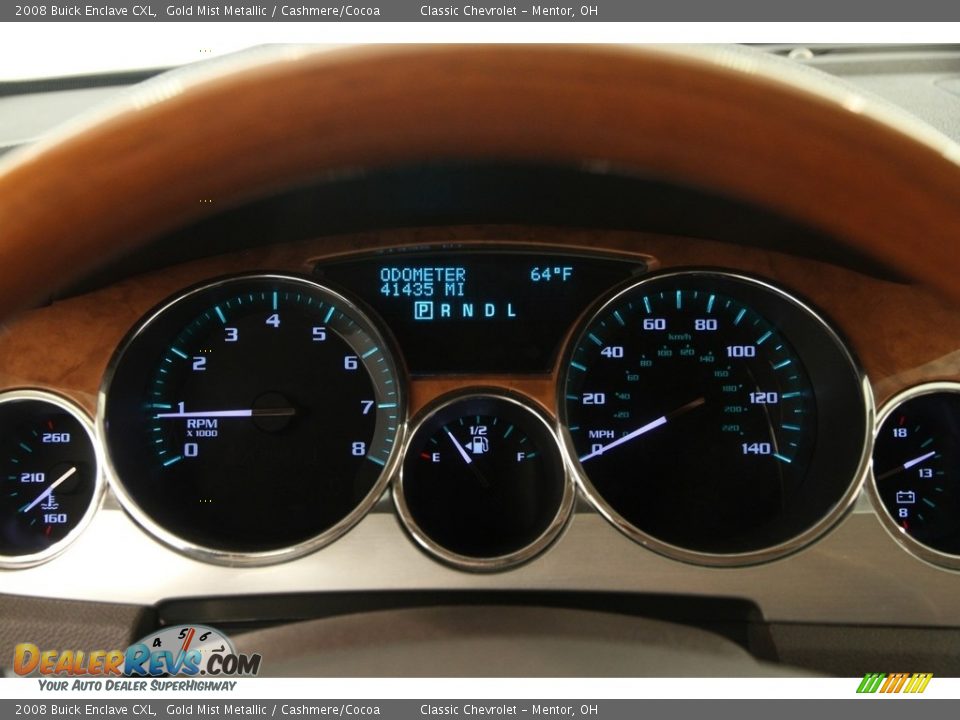 2008 Buick Enclave CXL Gold Mist Metallic / Cashmere/Cocoa Photo #9