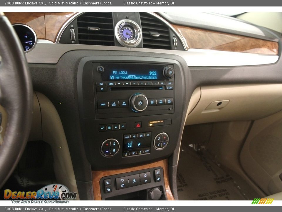 2008 Buick Enclave CXL Gold Mist Metallic / Cashmere/Cocoa Photo #10