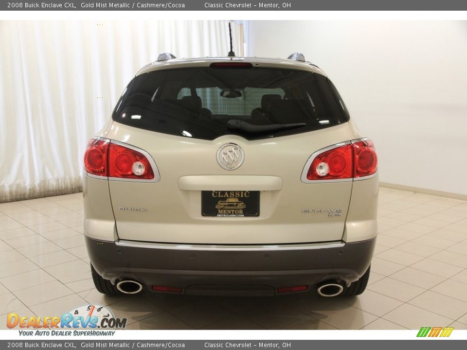 2008 Buick Enclave CXL Gold Mist Metallic / Cashmere/Cocoa Photo #18
