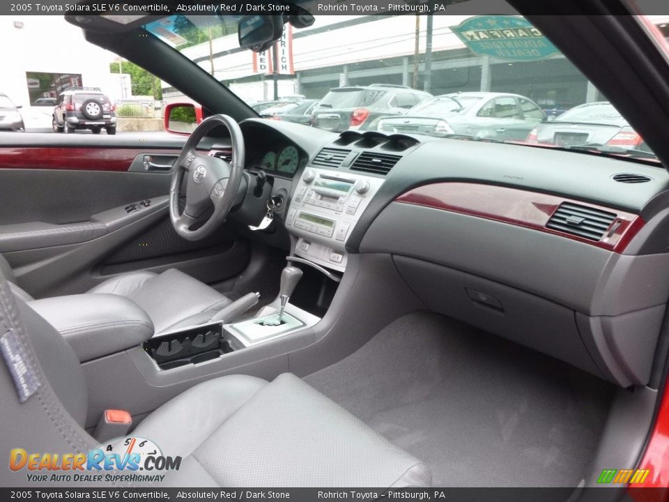 2005 Toyota Solara SLE V6 Convertible Absolutely Red / Dark Stone Photo #9