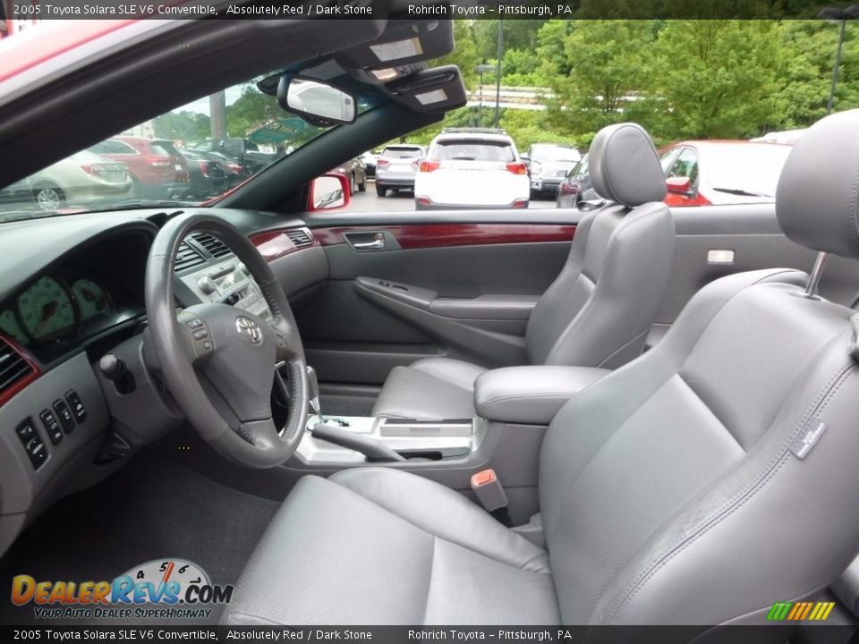 2005 Toyota Solara SLE V6 Convertible Absolutely Red / Dark Stone Photo #11