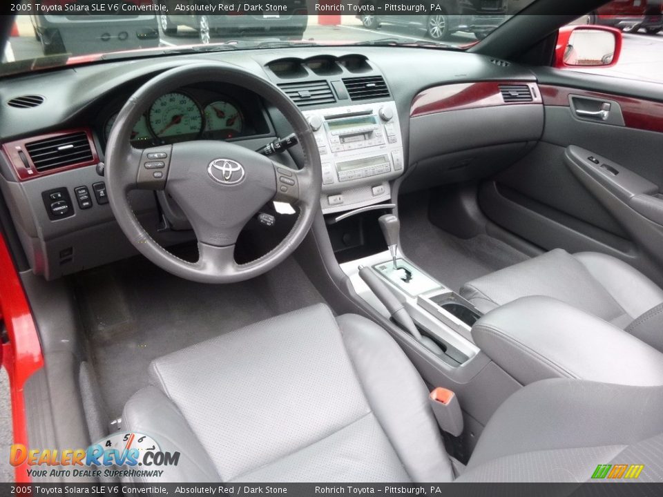 2005 Toyota Solara SLE V6 Convertible Absolutely Red / Dark Stone Photo #14