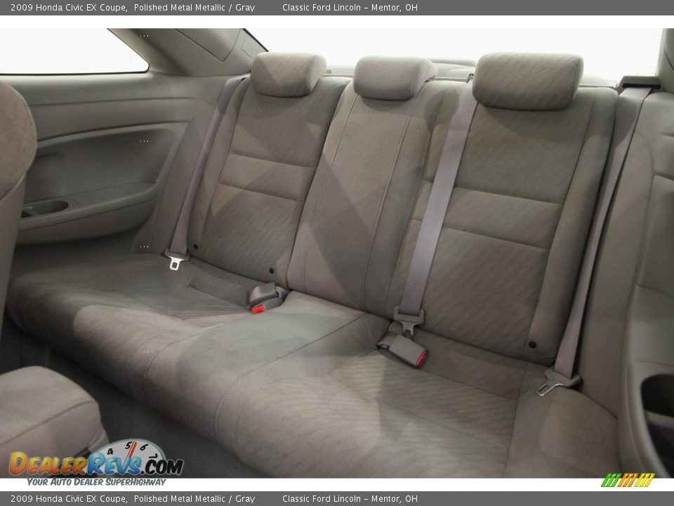 2009 Honda Civic EX Coupe Polished Metal Metallic / Gray Photo #13