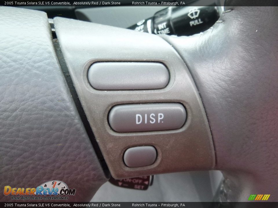 2005 Toyota Solara SLE V6 Convertible Absolutely Red / Dark Stone Photo #22