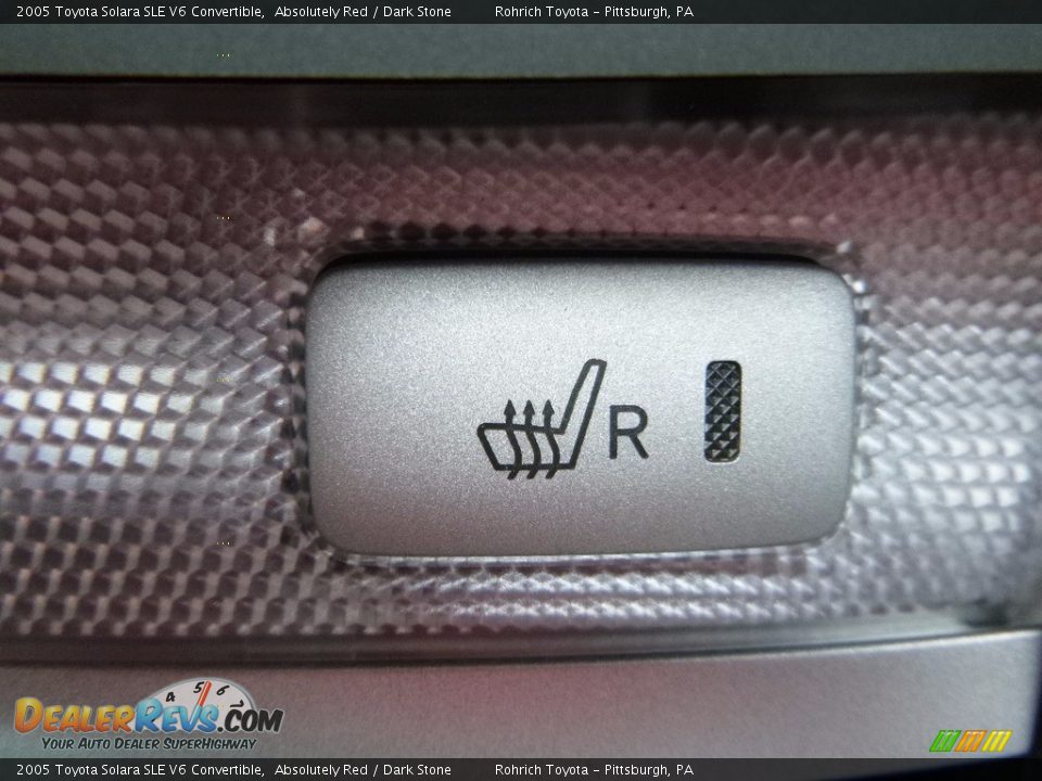 2005 Toyota Solara SLE V6 Convertible Absolutely Red / Dark Stone Photo #24