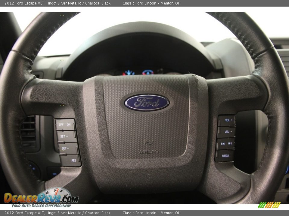 2012 Ford Escape XLT Ingot Silver Metallic / Charcoal Black Photo #7