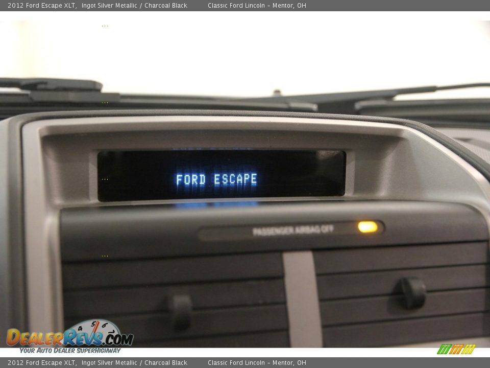 2012 Ford Escape XLT Ingot Silver Metallic / Charcoal Black Photo #10