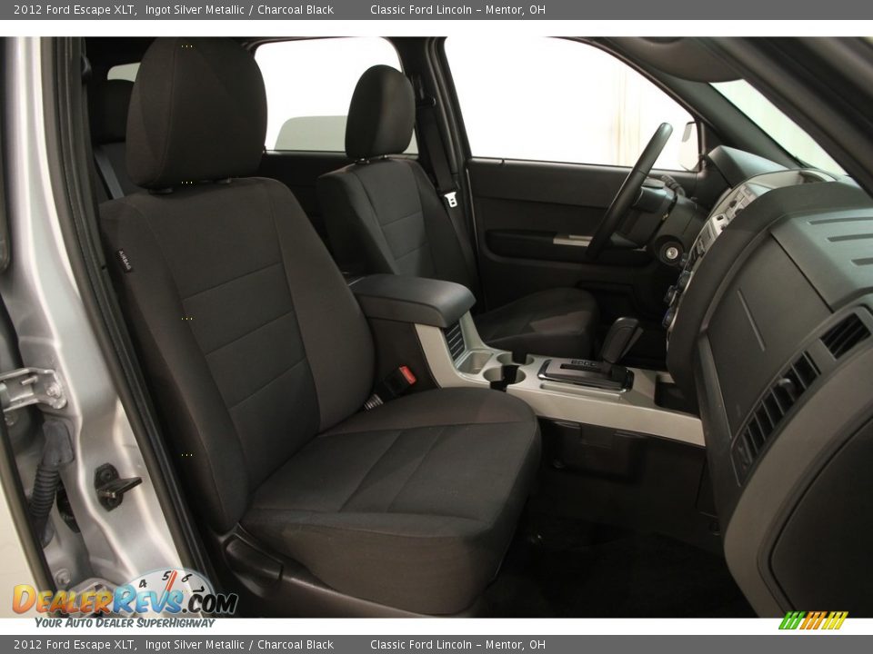 2012 Ford Escape XLT Ingot Silver Metallic / Charcoal Black Photo #14