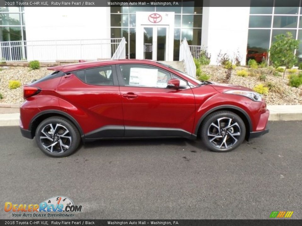 2018 Toyota C-HR XLE Ruby Flare Pearl / Black Photo #2