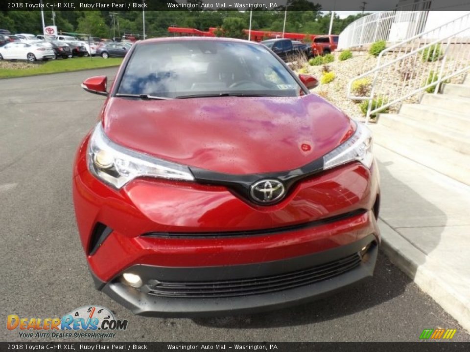 2018 Toyota C-HR XLE Ruby Flare Pearl / Black Photo #4
